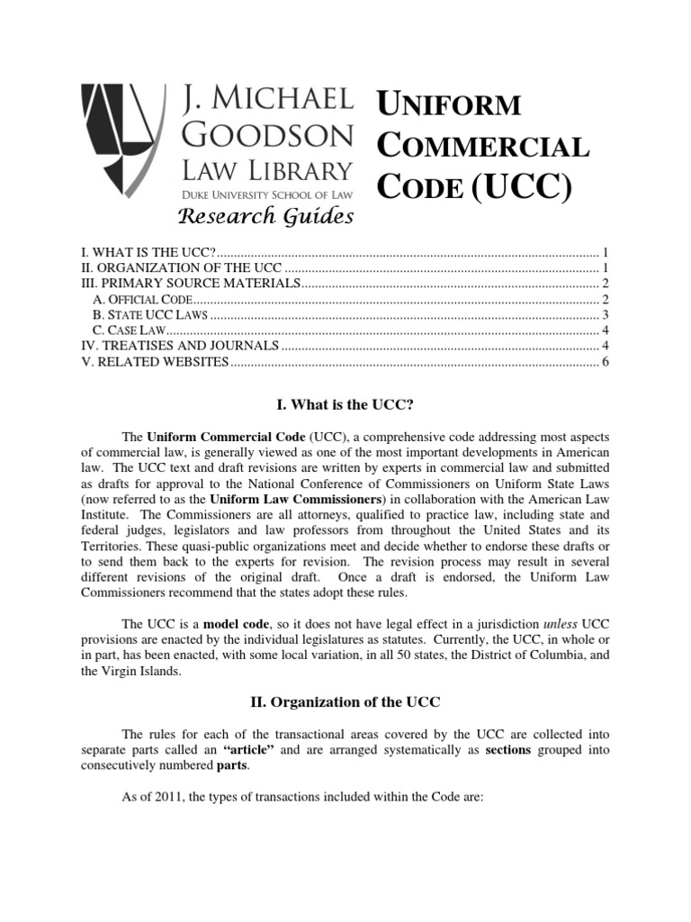 Ucc | PDF