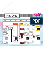 May 2013 Calendar HLM Version 2