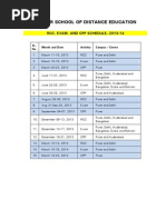 Download Sode Rcc Exam Schedule2013 14 by Hareesh Kumar Sd SN138665308 doc pdf