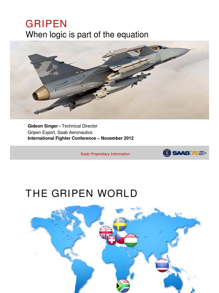 The Gripen Philosophy International Fighter Conference PDF Fighter