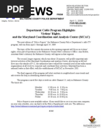 Police Report'April 2009