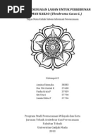 Download Analisis Kesesuaian Lahan Untuk Perkebunan Kakao by Nur Fitri Indah Kumalasari SN138679008 doc pdf