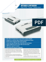 NP3680 & NP3680W: USB 2.0 Print - Scanner - Storage Servers