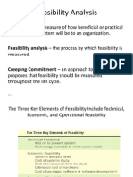 Feasibility Analysis: Feasibility - The Measure of How Beneficial or Practical