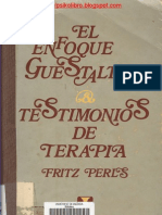 Fritz Perls - El Enfoque Guestaltico Testimonios de Terapia