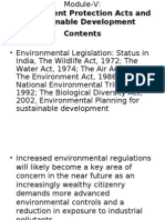 Environment Protection Acts and Sustainable Development