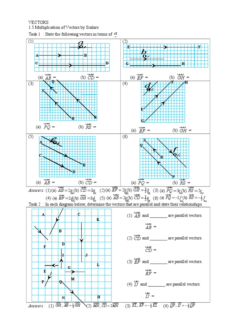 Vector Multiplication and Relationships | PDF