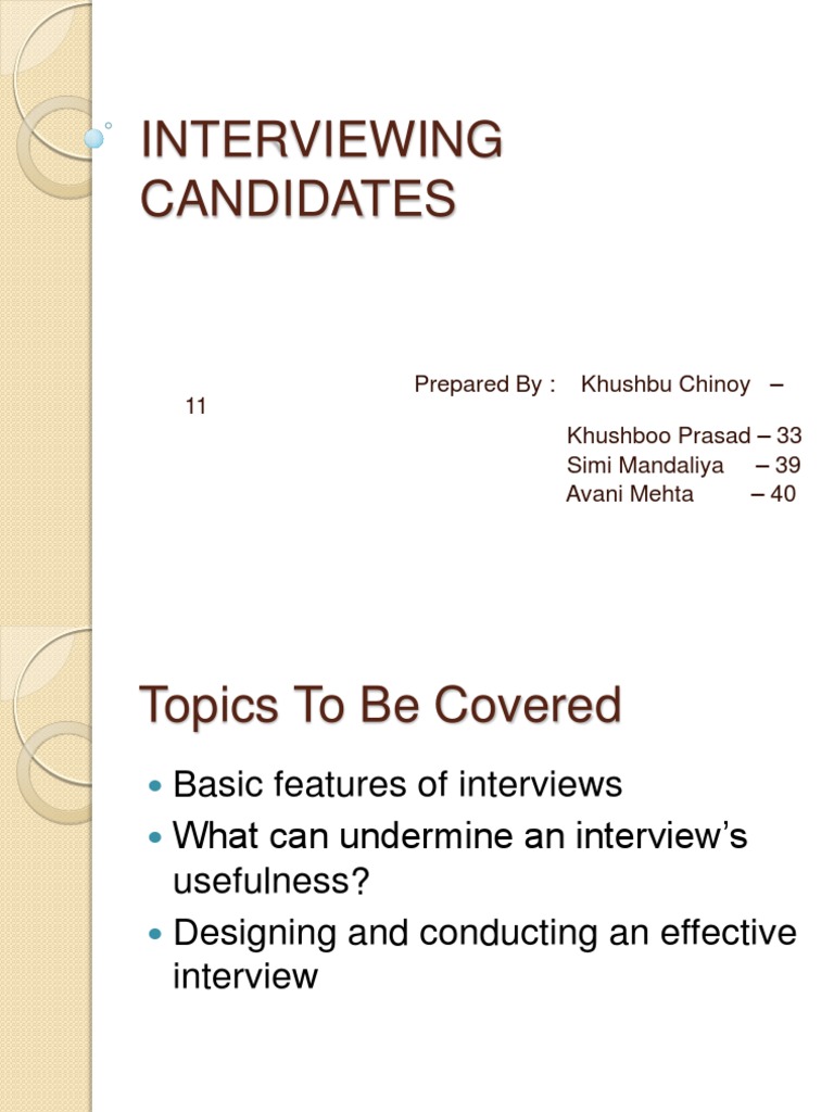Effective Interviewing Techniques Guide | PDF