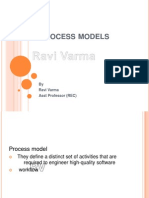Rocess Models: by Ravi Varma Asst Professor (REC)