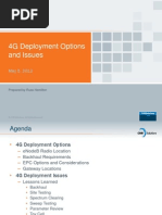 4G Deployment Options and Issues
