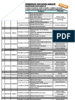 BIEK Karachi Board Inter Part 1, 2 Date Sheet 2013