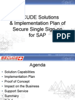 SECUDE Solutions & Implementation Plan of Secure Single Sign-On For SAP
