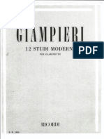 Alamiro Giampieri - 12 Studi Moderni Per Clarinetto