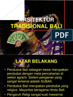 Arsitektur Tradisional Bali