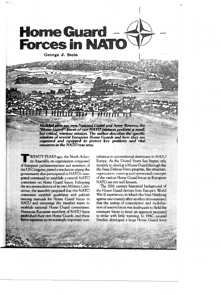 Home Guard Froces in NATO | PDF | Militia | Brigade