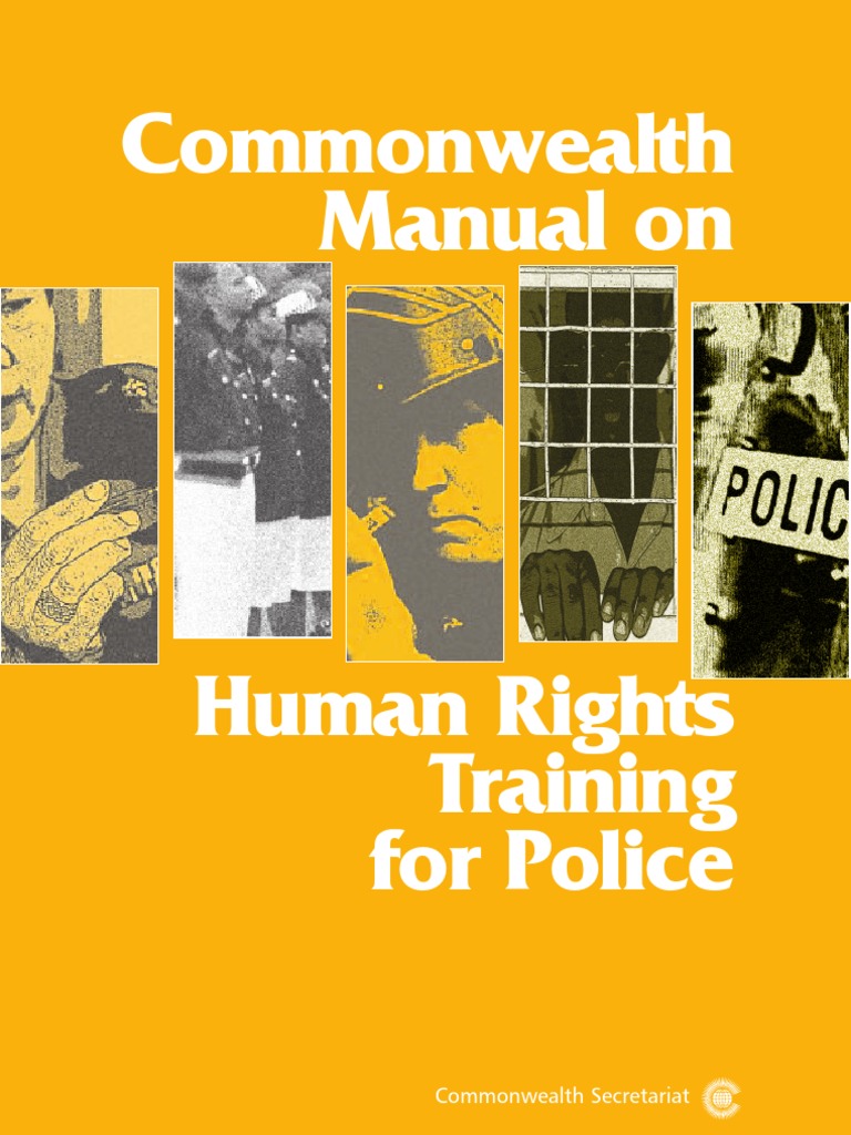 Commonwealth Manual On Human Rights Training For Police | PDF
