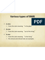Types of BMR