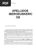 Apellidos Ibero Euskericos