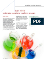 Accenture Lupin Building Sustainable Operational Excellence Program PDF