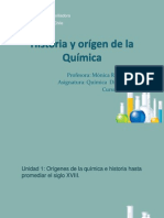 Historia de La Quimica