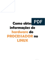 Processador Inf Hardware Linux