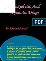 Anxiolytic and Hypnotic Drugs