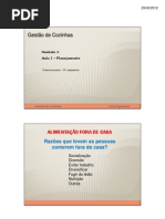 Aula Gestão de Cozinhas