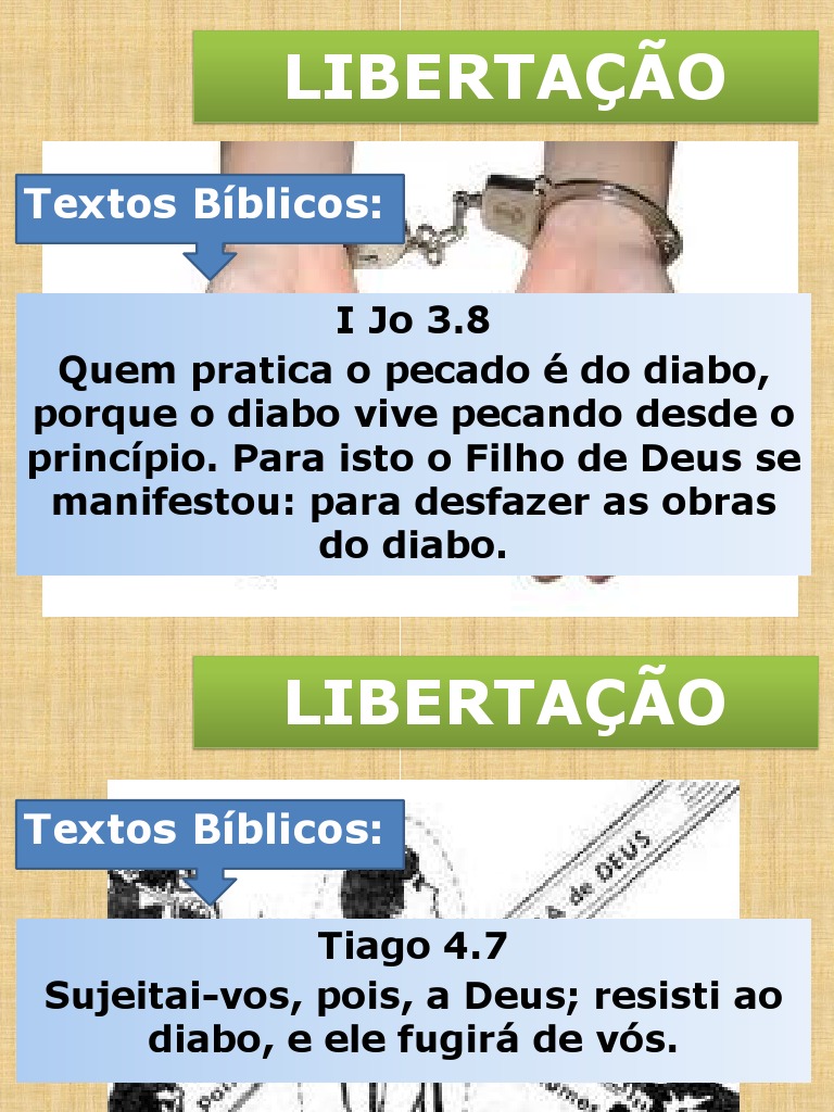 Estudo Sobre LIbertação - 0I | PDF | Diabo | Bíblia