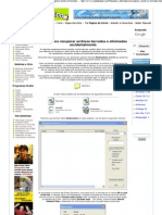 Recuperar Archivos Borrados - Manual Completo para Recuperar Archivos Borrados o Eliminados Accidentalmente - AyudaDigital PDF