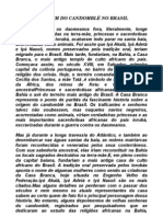 A Origem Do Candomblé No Brasil PDF