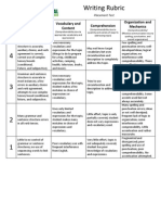 Writing Rubric