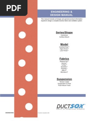 Duct Sox Manual Ingenieria Y Diseno Duct Flow Filtration