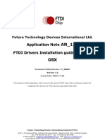 7 Drivers Installation Guide MAC OSX An 134 FTDI