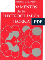 Fundamentos de La Electroquímica Teórica.1980.B B Damaskín