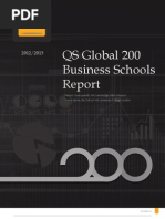 Qs Global200 Business Schools Report 2013