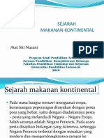 sejarah makanan_kontinental