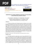 Performance Characteristics for the Use of Blended Safflower Oil in Diesel Engine