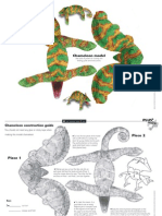 Chameleon Model: See Back of Poster For Cutting and Folding Guide and Instructions