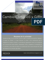 Boletín: Taller GIRH Como Herramienta de Adaptación para Cambio Climático