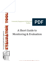 A Short Guide To Monitoring and Evaluation