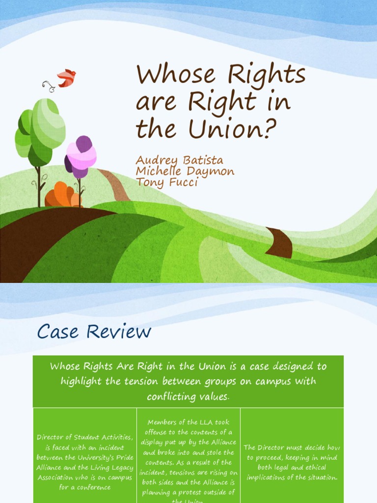 Rights Conflict in Campus Union | PDF | First Amendment To The United ...