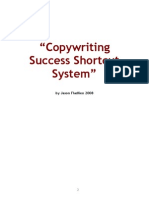 Copywriting Success Shortcut System