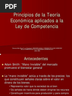 Principios de La Teoria Economica y La Ley de Competencia