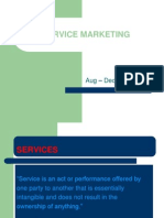 Intro to Service Marketing