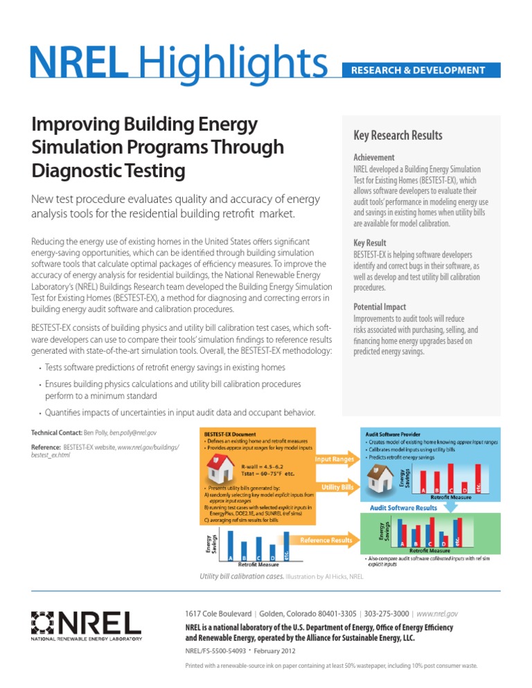 Energy Simulation Testing for Homes | PDF | Simulation | Calibration