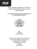 Pengaruh Pola Asuh Orang Tua Terhadap Kepribadian Anak