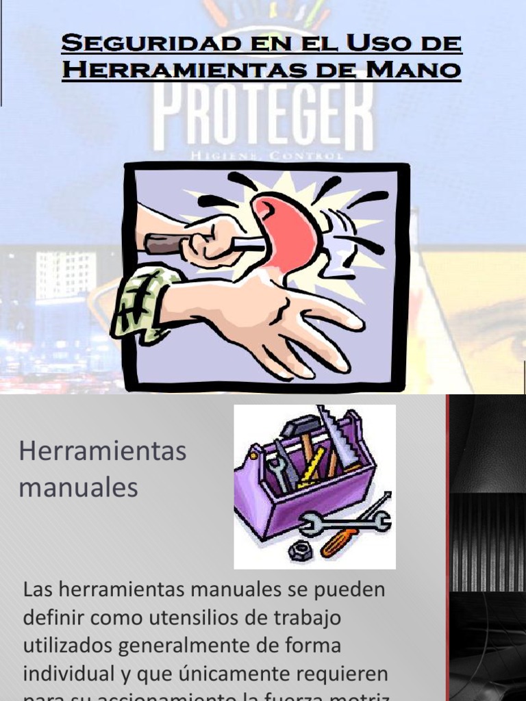 Seguridad en el Uso de Herramientas Manuales | PDF | Herramientas | Equipo