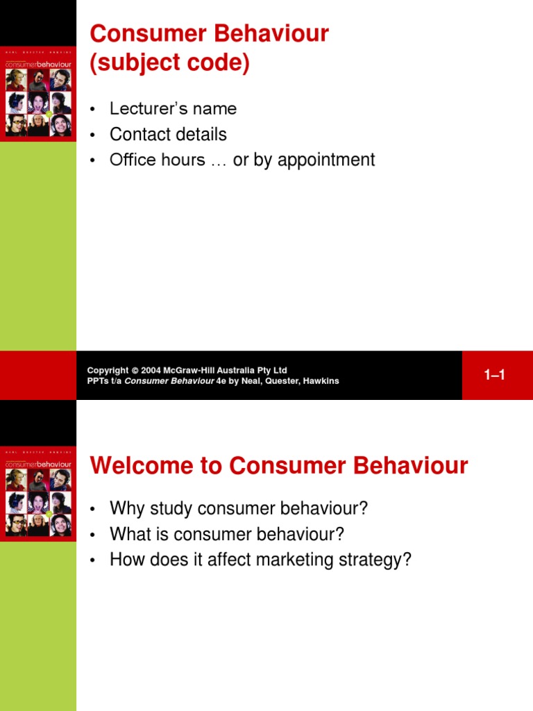 Consumer Behavior & Marketing Strategy | Consumer ...