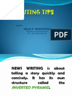 Newswriting Tips