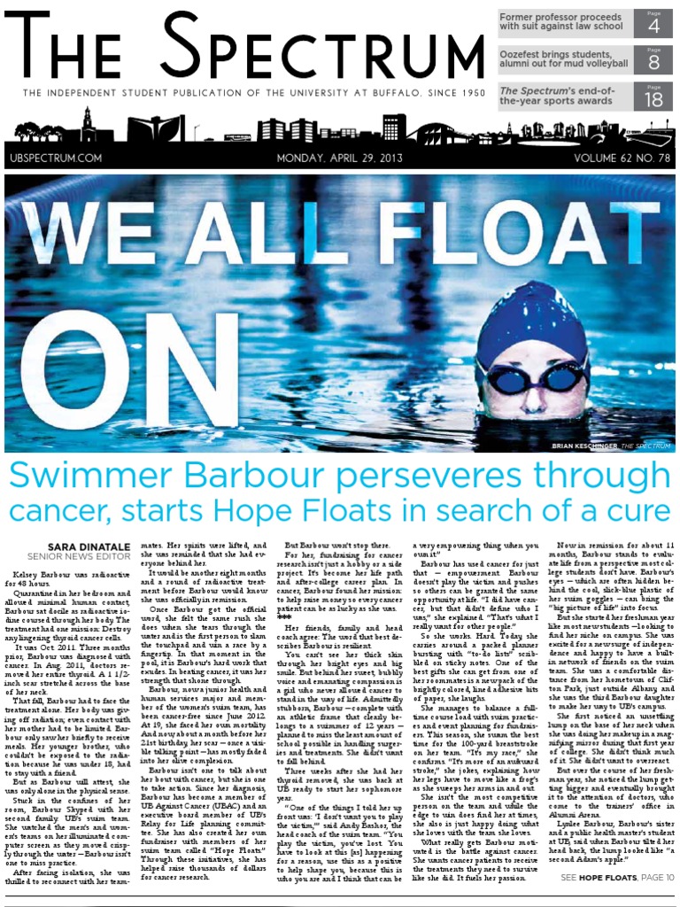 UB Spectrum Article 4-28-2013 (Print Version) | PDF | Attention Deficit ...